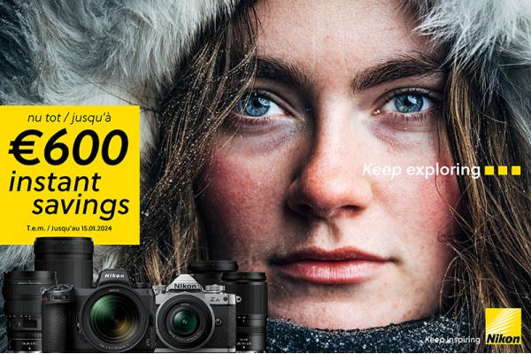 Jusqu’à 600 € de remise NIKON